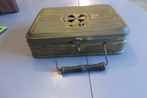 Ancienne chaufferette en - ,