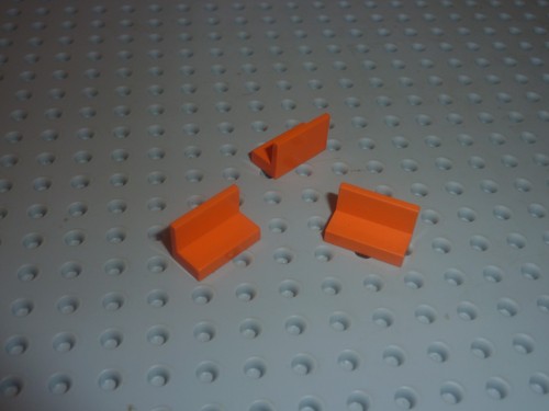 Lego orange panel ref 4865 - x,