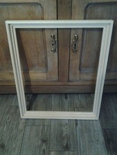 Encadrement Caisse américaine,Cadre en bois ,Finition naturelle ,Format Figure