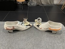 Paire de sabots « Pierrot et Colombine » - porcelaine ancienne