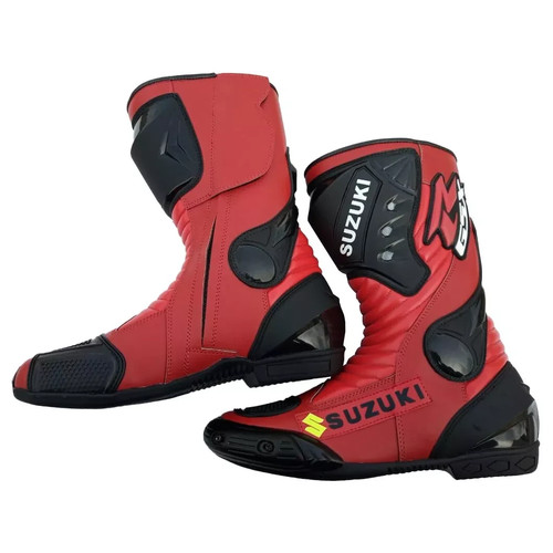 Suzuki bottes cuir - , moto