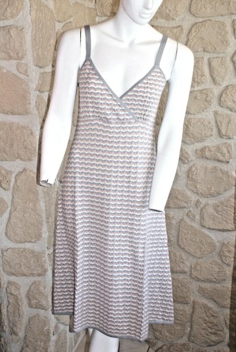 Robe rose gris blanc neuve - robe, et