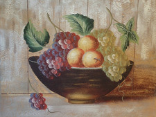 NATURE MORTE Coupe aux fruits