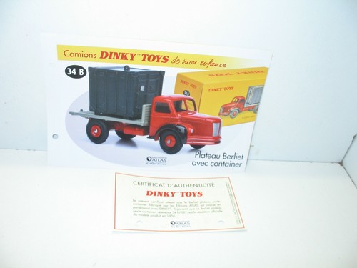 Sheet certif dinky - +, toys