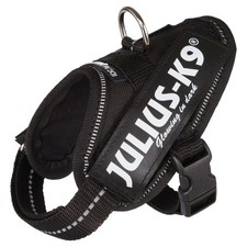 Julius-K9 Idc Plats Electriques Noir, Ergonomique, Respirant, Hundeharnisch