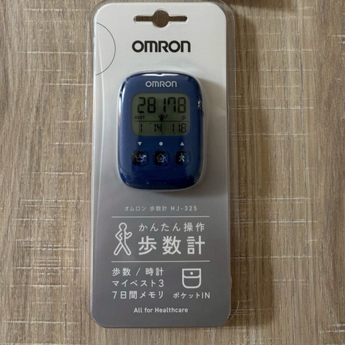 Podomètre omron bleu 325 - omron,