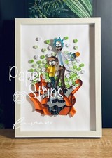 tableau quilling Rick & Morty