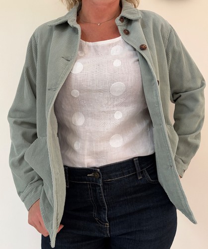 Veste surchemise velours