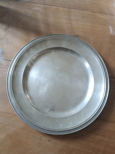 Plat argent 800 xixème - plat,