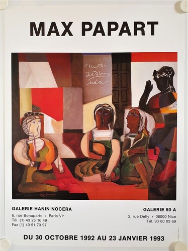 Affiche max papart 1992 - max,