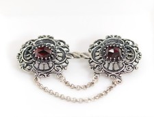 Vintage 835 Broche en Argent