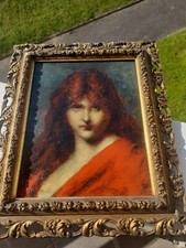 huile sur toile portrait de