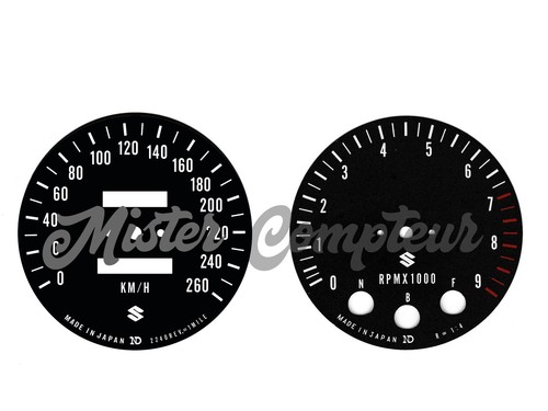 Fonds compteur h - +, rpm