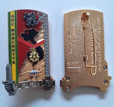 Rare : Insigne 1er RCP, 374ème promotion ENSOA, ADC Monchotte