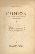 L'union revue mensuelle du