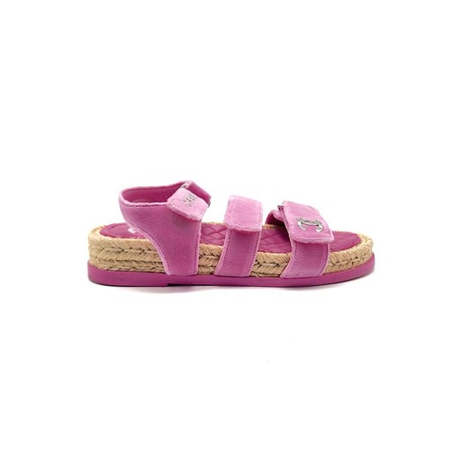 Chanel velvet espadrille - chanel,