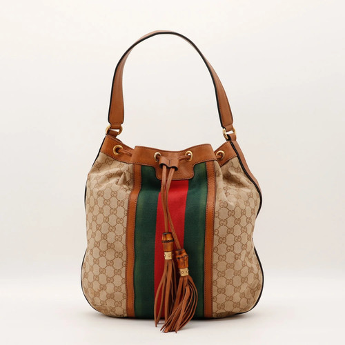 Sac seau gucci rania web - sac, toile