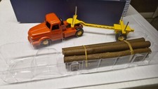 DCL Dinky Toys 36A - Tracteur Willeme et remorque fardier, Orange - Atlas