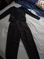 Tailleur noir veste et pantalon comme neuf
