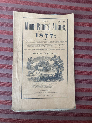 Maine farmer almanac - maine,