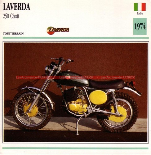 Laverda 250 chott 1974 - 1974, fiche