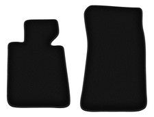 Tapis de sol avant en velours noir pour BMW 3 E30 1982-1994 