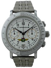 Poljot Sturmanskie Montre Homme Pilote Chronographe Cal. 3133, Fonctionne