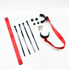 Sangle de sauvetage réglable pour fourche de moto réglable rouge universelle