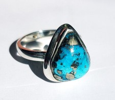 5.71g Rare TOP bague Turquoise