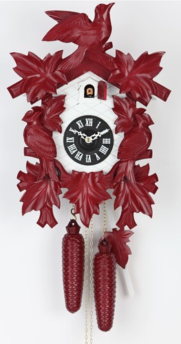 Pendule coucou feuilles - pendule, 7