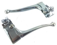 paire de levier frein pour vélo de ville ancien  en acier avec finition "boule"