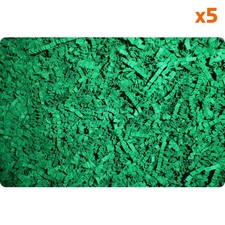 Frisure en papier coloré