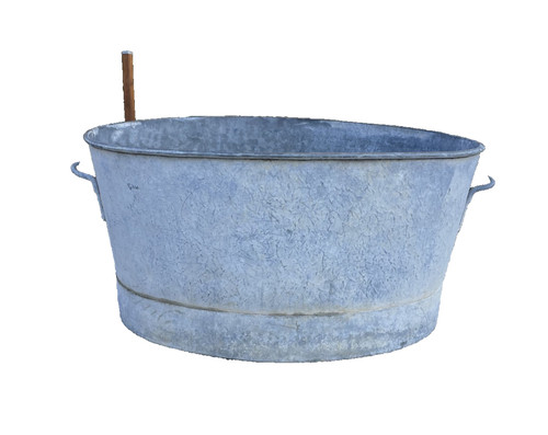 Grosse bassine zinc - grosse, en