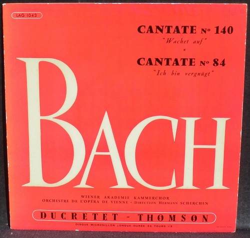 Bach scherchen cantates - cantates, &