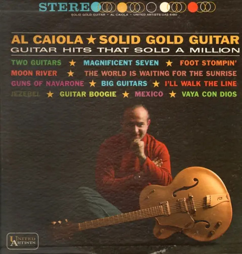 Caiola solid gold guitar - solid,