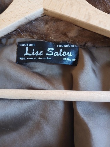 Manteau fourrure vison - en,