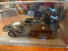 atlas 1/43 Blindés WW2 Multiple Gun Motor Carriage M16 Seconde Guerre Mondiale 