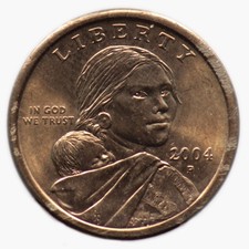1 DOLLAR 2004 P - ETATS UNIS / USA [SUP / XF] Sacagawea