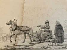 Gravure Lithographie Troïka
