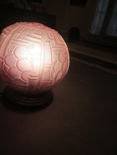 Plafonnier globe authentique