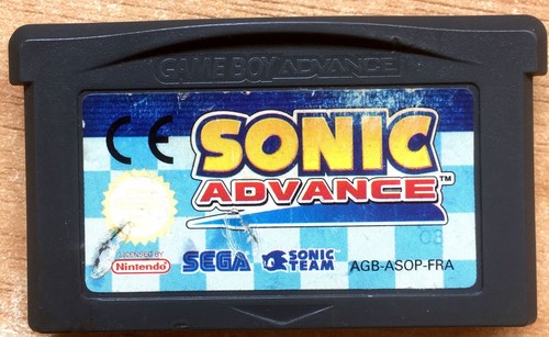 Sonic advance cartouche - sonic,
