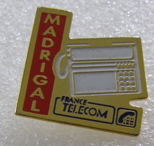 Pin madrigal france telecom - madrigal,