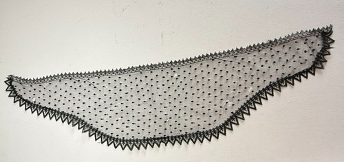 Dentelle ancienne petit col - -,