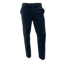 MEYER Pantalon en Velours Homme Modèle Barry Bleu Huile Extensible 2-393/17