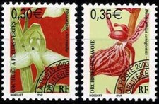 FRANCE 2003 FLEURS ORCHIDÉES PREO n° 246 à 247 Neufs ★★ luxe / MNH (A)