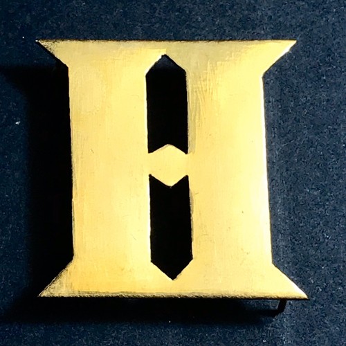 Grand monogramme initiale - grand, h