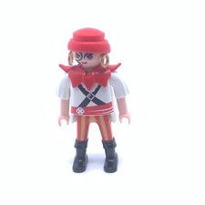 PLAYMOBIL * PIRATES * Homme Foulard Rouge Chemise Blanche Bottes 5298 9522 