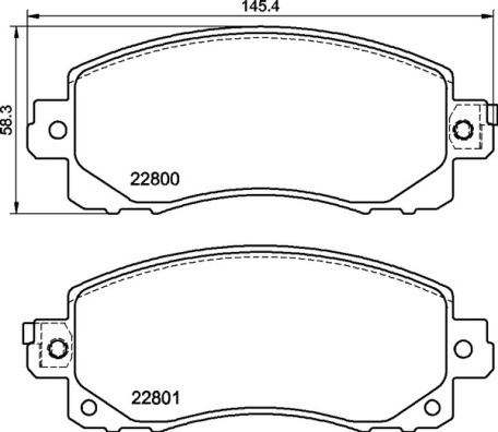 Plaquettes frein kit - plaquettes,