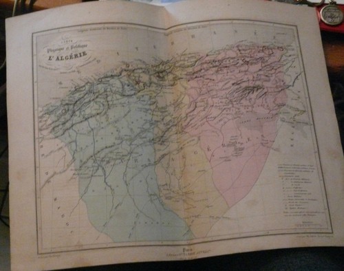 Algérie ancienne carte en - l,