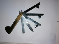 Couteau flamme vétérinaire laiton 5 pièces